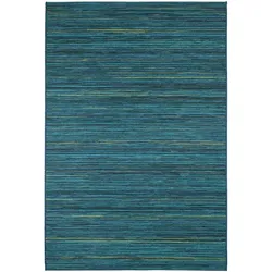Outdoorteppich Brighton 160 x 230 cm Polypropylen Blau 200