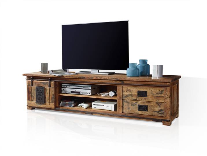 BRISTOL TV-Board II, Material Massivholz, Mango rustikal