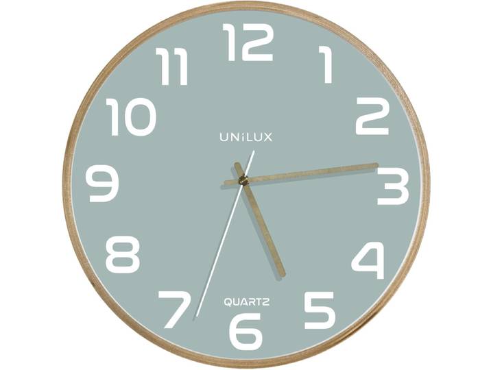 UNILUX Baltic klok hout/grijs