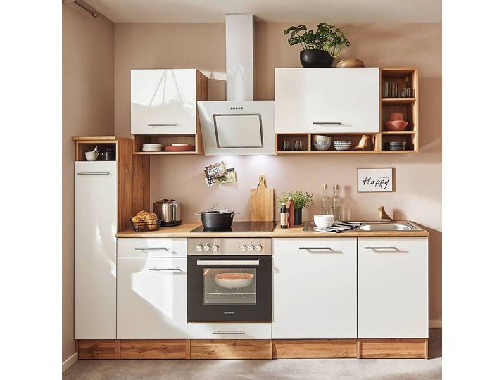 Cuisine équipée Hilde II 13 éléments 250cm Blanc/Blanc