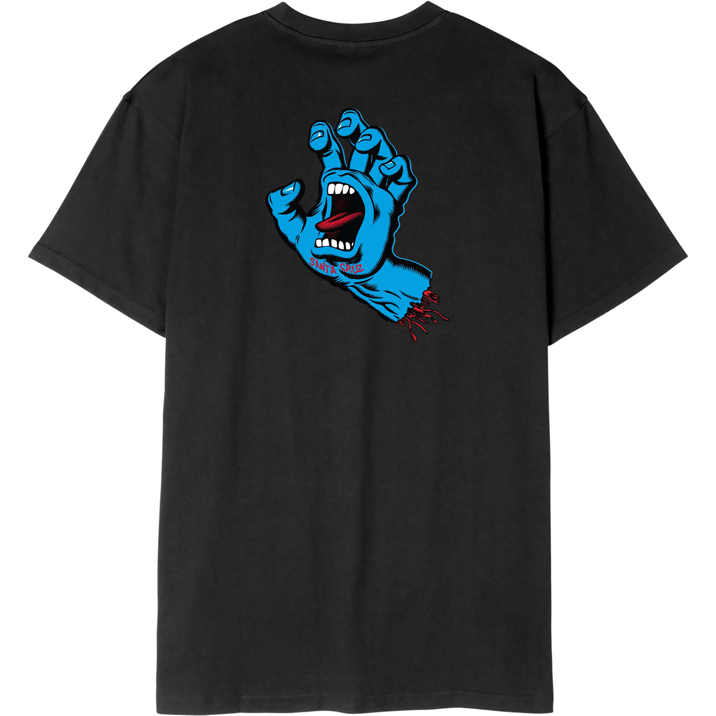 Santa Cruz Screaming Hand Chest Herren T-Shirts schwarz Größe L Hautfreundlich