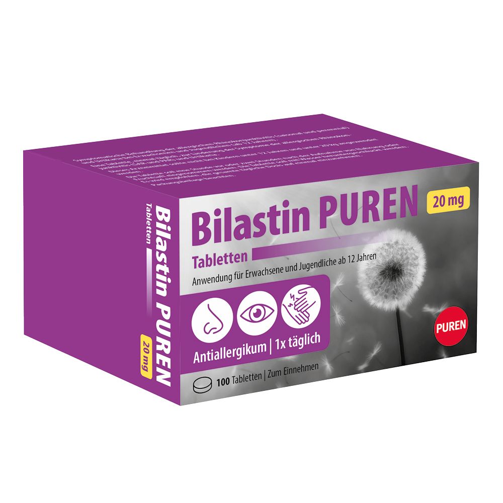 Bilastin Puren 20 mg Tabletten 100 St