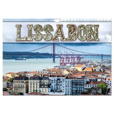 Mein Lissabon (Wandkalender 2026 DIN A4 quer), CALVENDO Monatskalender