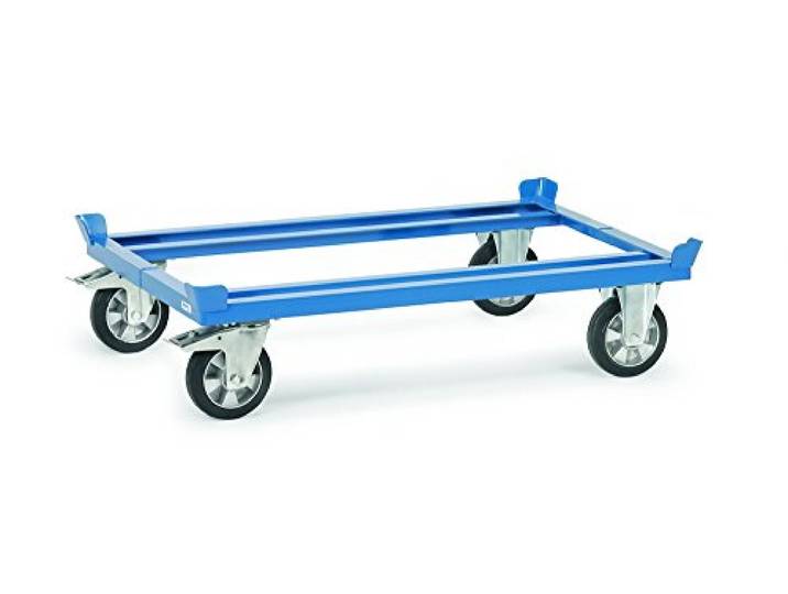 Fetra Transportgeräte mtype2809 Tintenroller, Rad, Gummi-elastischer 1200 kg Dockingstation, 282 mm Höhe, 810 mm x 610 mm Plattform Durchmesser