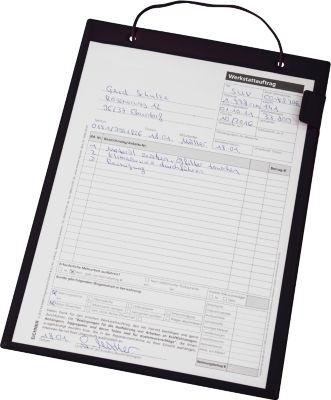 EICHNER Auftragstasche Basic, Klettverschluss, DIN A4, schwarz, 10 Stück