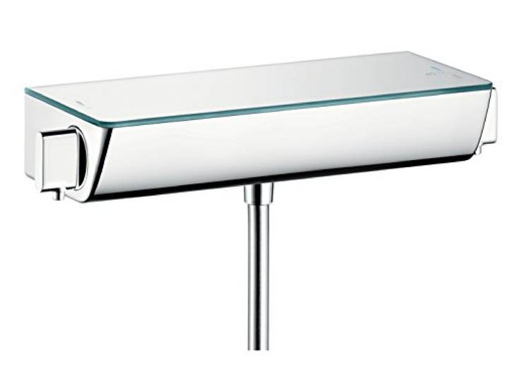 hansgrohe Ecostat Select Opbouw douchethermostaat, voor 1 functie met adapter voor renovatie, chroom
