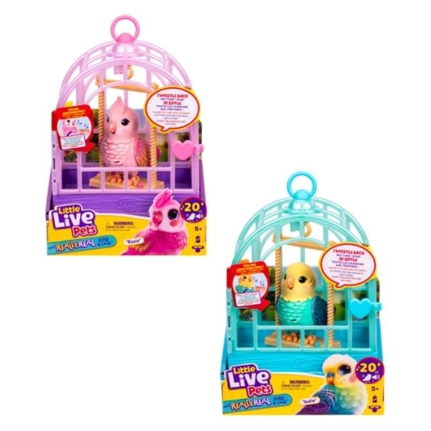 Little Live Pets LIVE PETS MY REALLY REAL BIRD & CAGE ASS (5710948467708)