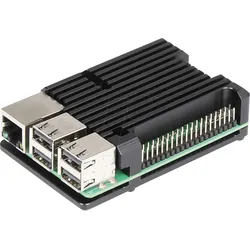 RPI CASE ALU 3B+ - Gehäuse für Raspberry Pi 3, aluminium, schwarz