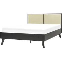 BETT 140/200cm Schwarz Monpazier
