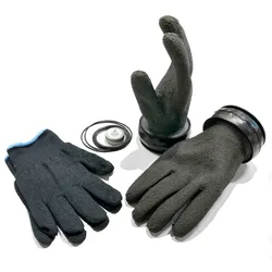 Rolock 3 - Dryglove Komplettsytem mit Handschuhen - Farbe: Schwarz - Größe: XL