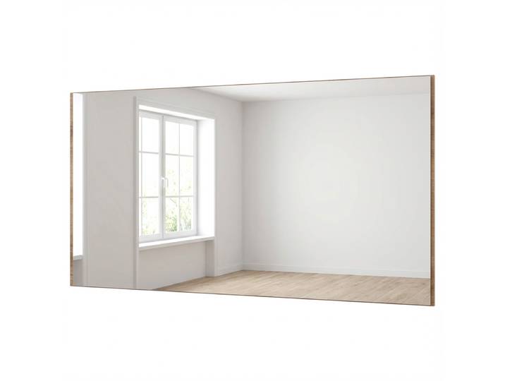 Miroir Level35 58 x 106 x 2cm Bois/Imitation chêne parqueté Panneau de particules revêtu d’un film décoratif 58 x 106 x 2cm