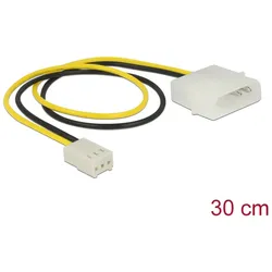 DELOCK Stromkabel Molex 2pin -> 3pin St/Bu 0,30m