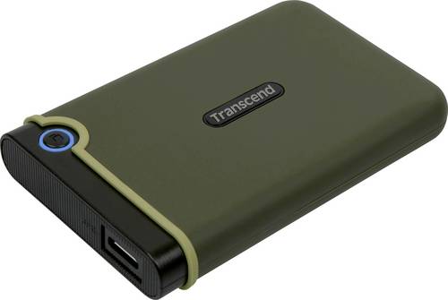 Transcend StoreJet 25M3G 2 TB Externe Festplatte 6.35 cm (2.5 Zoll) USB-A (USB 3.2 Gen 2) Militär Grün TS2TSJ25M3G