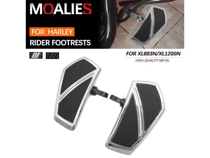Repose-pieds fantôme pour Harley Touring Road King Dyna Sportster 1200, Train de nuit en fer 883, repose-pieds pour conducteur
