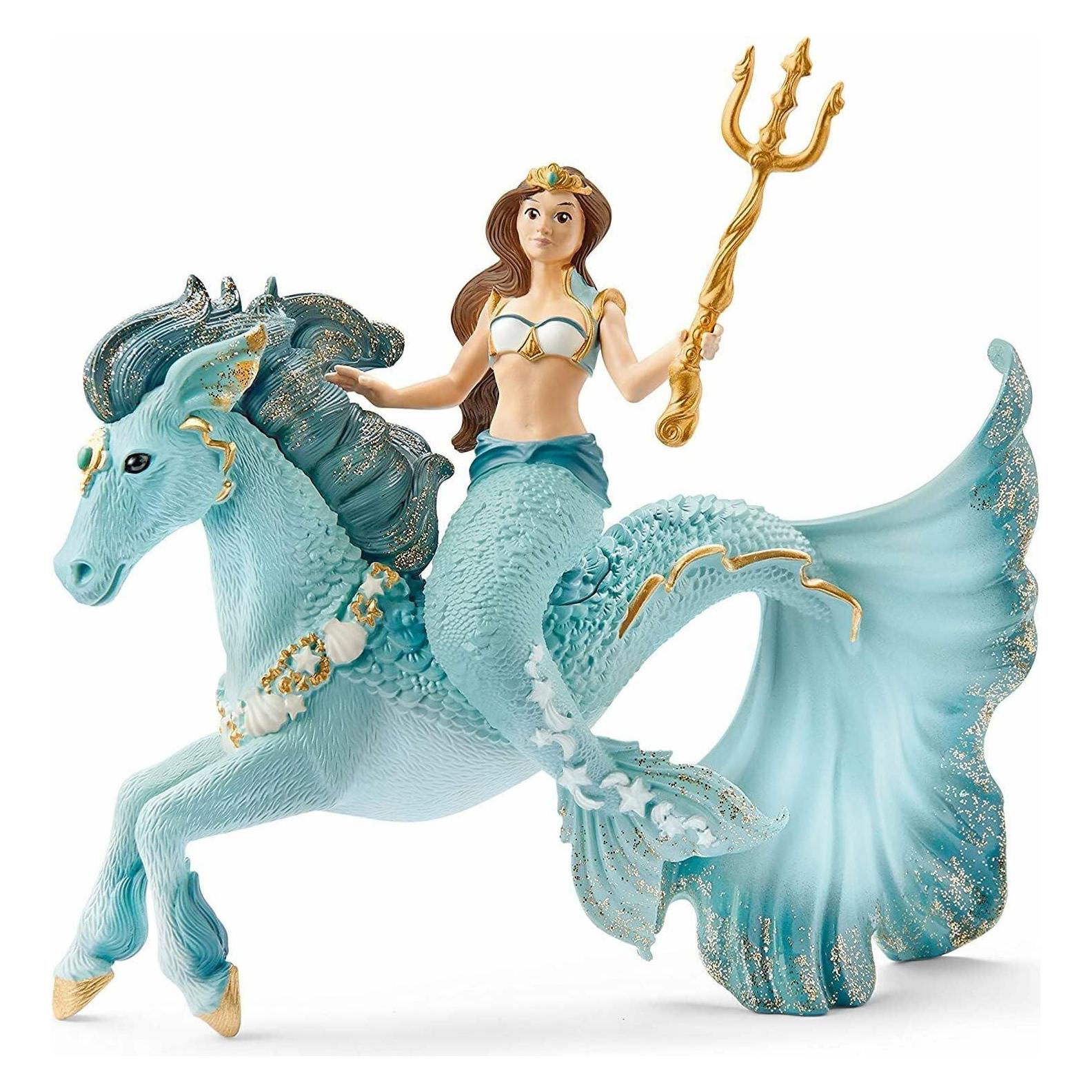 Schleich Meerjungfrau-Eyela auf Unterwasserpferd (70594)