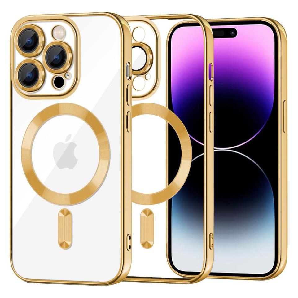 Techsuit - Luxury Crystal MagSafe - iPhone 14 Pro Max - Gold (Apple iPhone 14 Pro Max) (56348715)