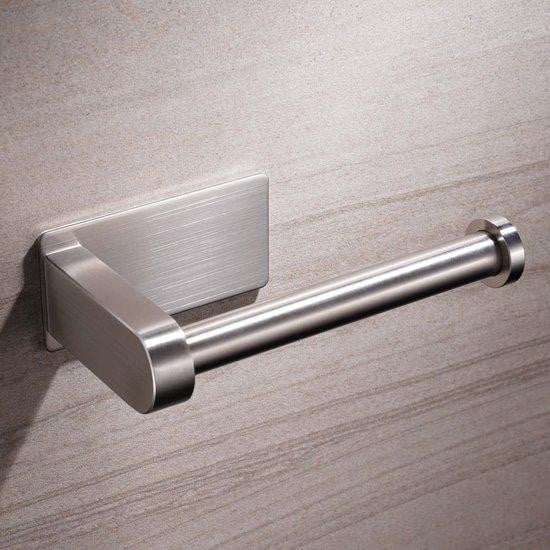Unyqoos Zelfklevende toiletrolhouder van roestvrij staal 304
