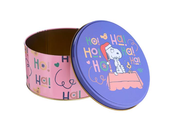 Keksdose PEANUTS HoHoHo 13 x 13cm Blau