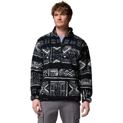COLUMBIA Herren Rolli Rugged Ridge High Pile Half Zip, Größe L in Schwarz Schwarz