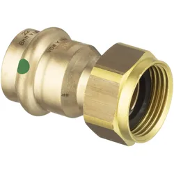 Viega, Rohrverbindungstechnik, Verschraubung Sanpress 2263 35mmxG 1 1/4, RG o Sibr, fl., SC-Con. (Rohrverschraubung)
