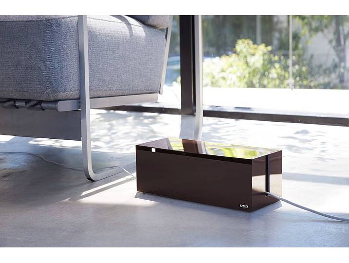 Boîte de gestion de câbles Web 40 x 15 x 16cm Marron/Noir