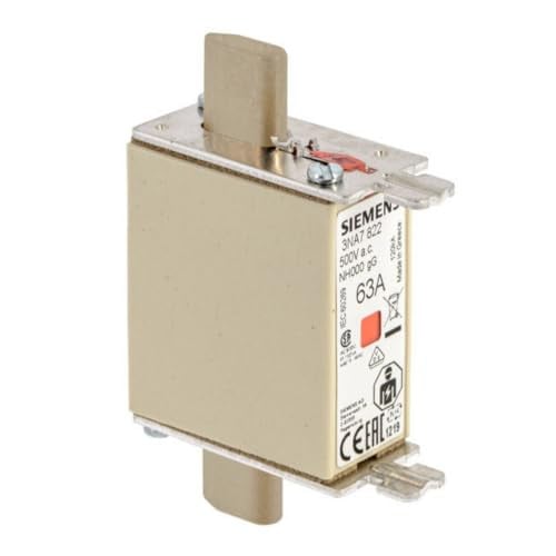 Siemens Zekering NH-500V T-00 63A Centrale Weergave