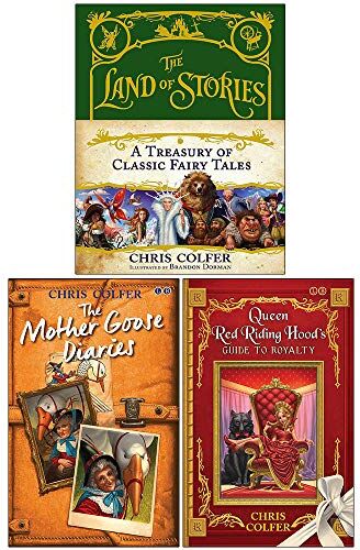 Little, Brown Chris Colfer The Land of Stories 3 Books Collection Set – Mother Goose Diaries & Fantasy Collection