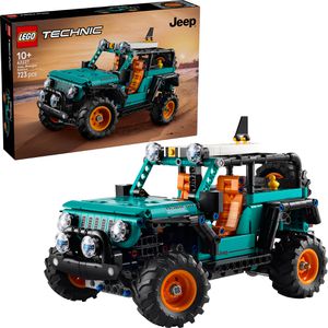 LEGO Technic 42227 Jeep Wrangler Rubicon Geländewagen, ab 10 Jahre, 723 Teile