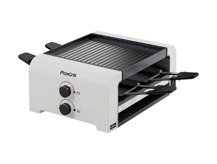 Stöckli PizzaGrill 4 Connect Tischgrill Weiss