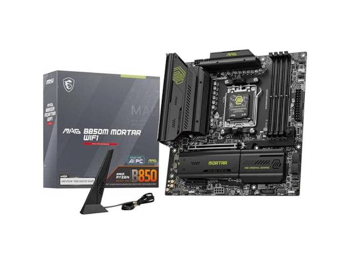 MSI MAG B850M MORTAR WIFI (Socket AM5/B850/DDR5/S-ATA 6Gb/s/Micro ATX)