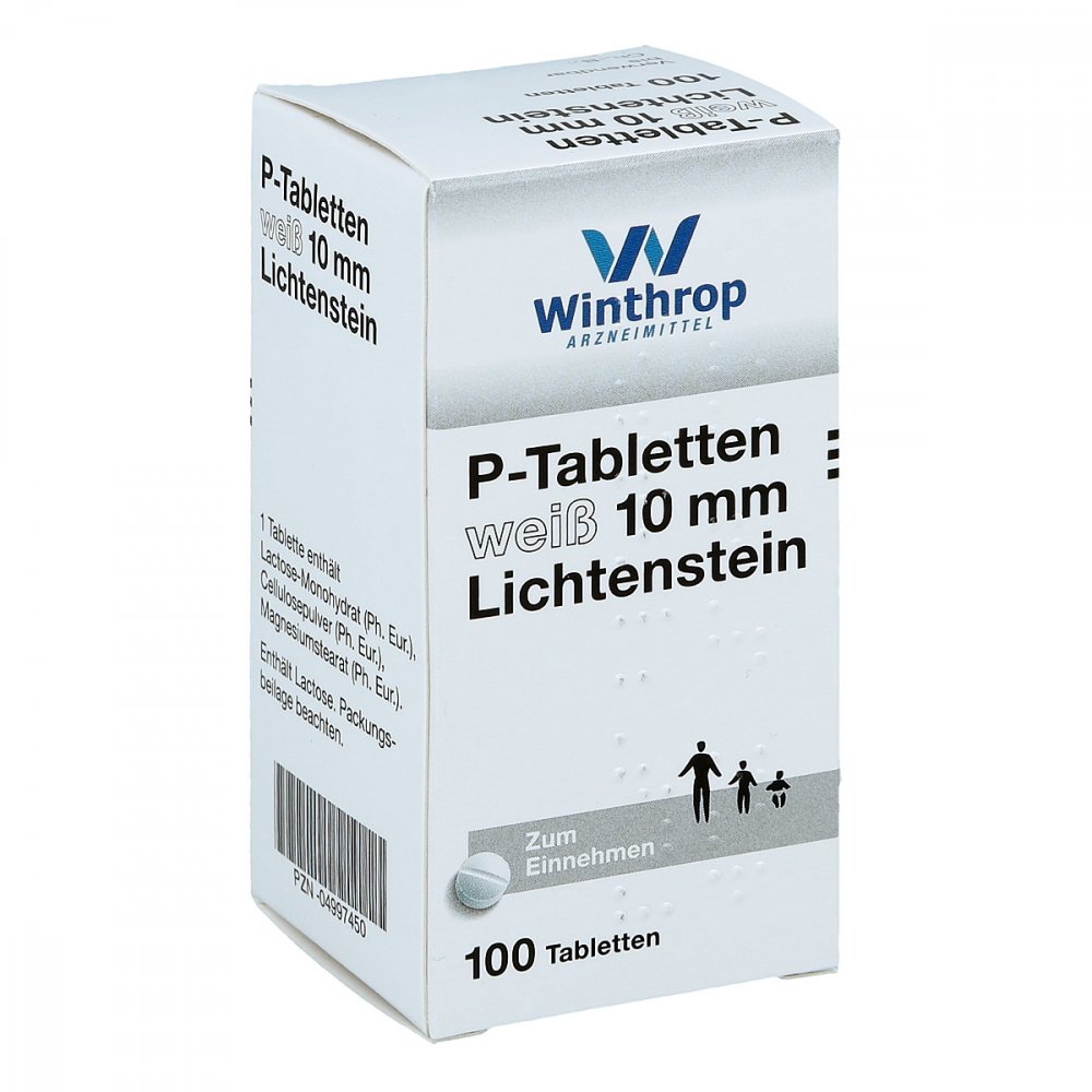 Zentiva Pharma GmbH P Tabletten weiss 10 mm 04997450