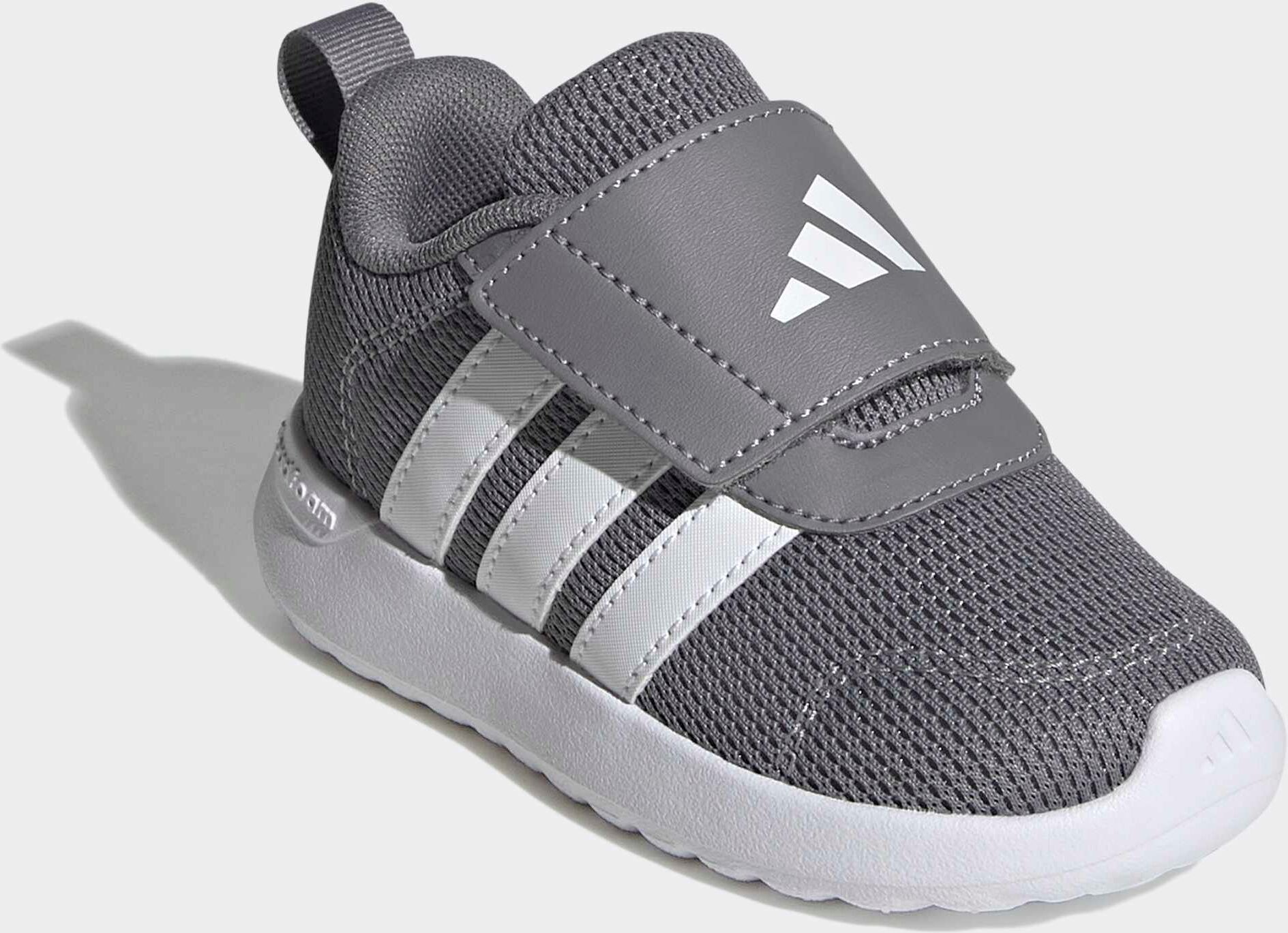 Sneaker ADIDAS SPORTSWEAR "VL MOVE KIDS", Jungen, Gr. 24, grau (grau three, ftwr weiß, grau three), Synthetik, Textil, Schuhe Sneaker, für Kinder grau three, ftwr weiß, grau three 24