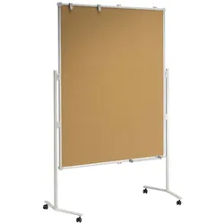 MAUL Moderationstafel MAULpro Standfuß Rollen 61 x 160 x 195 cm braun