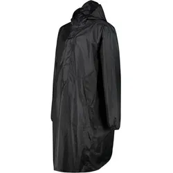 CMP Herren Regenjacke UNISEX PONCHO FIX HOOD, Größe S/M in Schwarz Schwarz