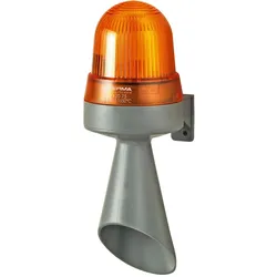 Werma, Personenschutz, Hupe/LED Kombination 24VAC/DC gelb