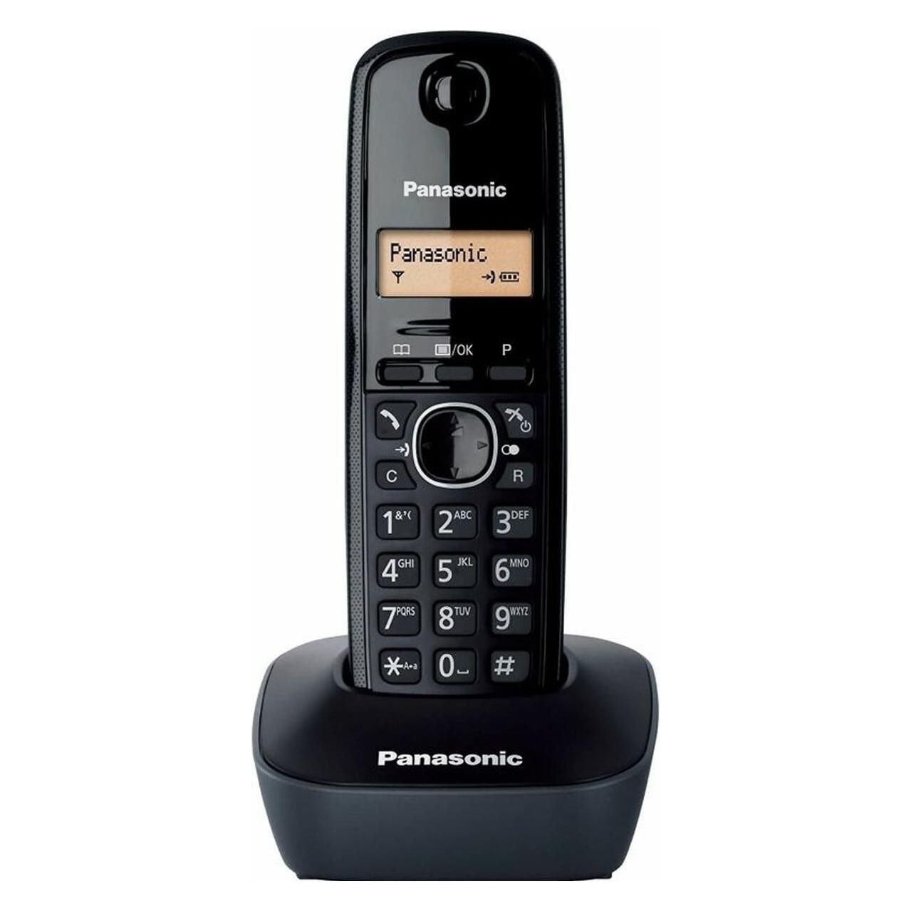 Panasonic Wireless Telephone Kx-Tg1611sph Black (KX-TG1611SPH)