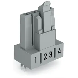 Wago 890-844 Buchse für Leiterplatten,gerade,4-polig,grau 890844  - 50 Stück