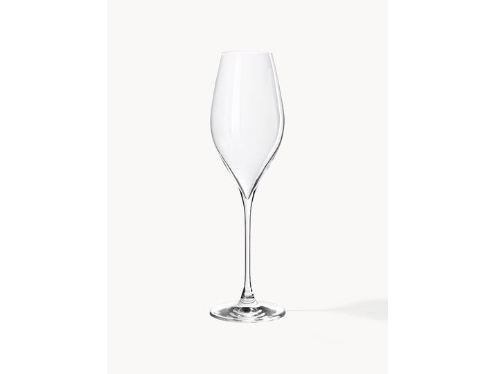 Flûtes à champagne en cristal Silvio, 4 pièces
