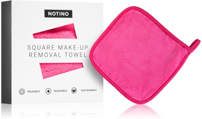 Notino Spa Collection Square Makeup Removing Towel makeup removal cloth shade Pink 1 pc