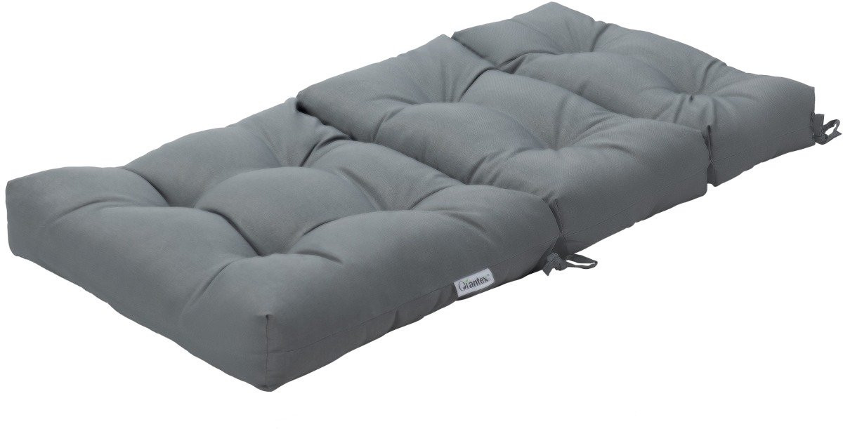 SureDeal® Fauteuil Stucks met Hoge Rugleuning en Antislip Touwriemen - Grijs - B/D/H: 56,5 x 51,5 x 64,5 cm
