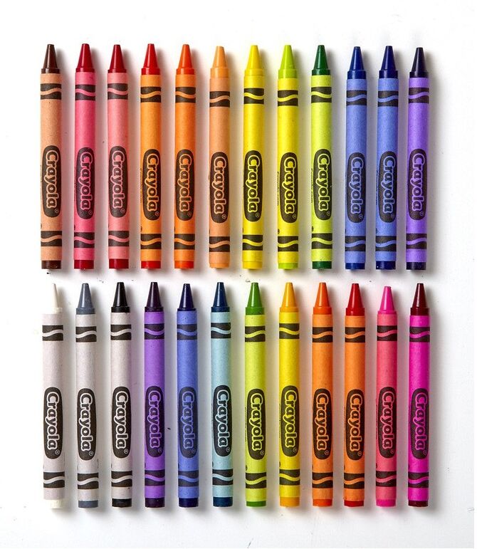 24 Crayons à la cire - Crayola