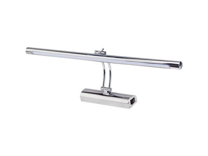 LED Spiegelverlichting - Schilderijverlichting - Akna - Rond 12W - Glans Chroom Aluminium - Verstelbaar