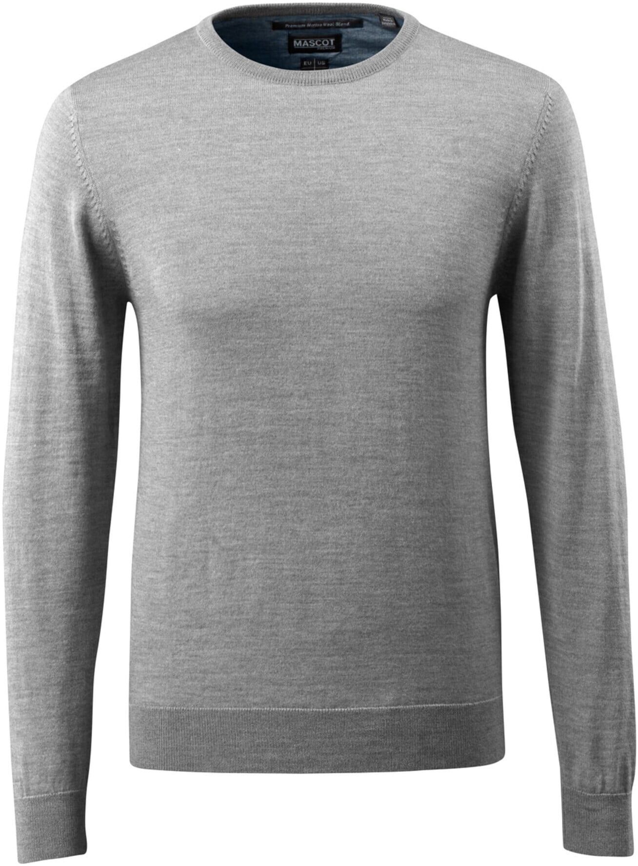 Mascot Strickpullover 2XL grau-meliert runder Halsausschnitt (50636-989-08-2XL)