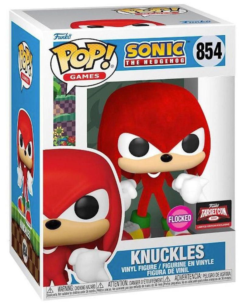 Funko Pop! Games Sonic Knuckles #854 met fluweelachtige afwerking