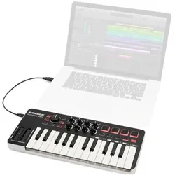 Samson Graphite M25 USB MIDI keyboard (Keyboard), MIDI Controller, Schwarz
