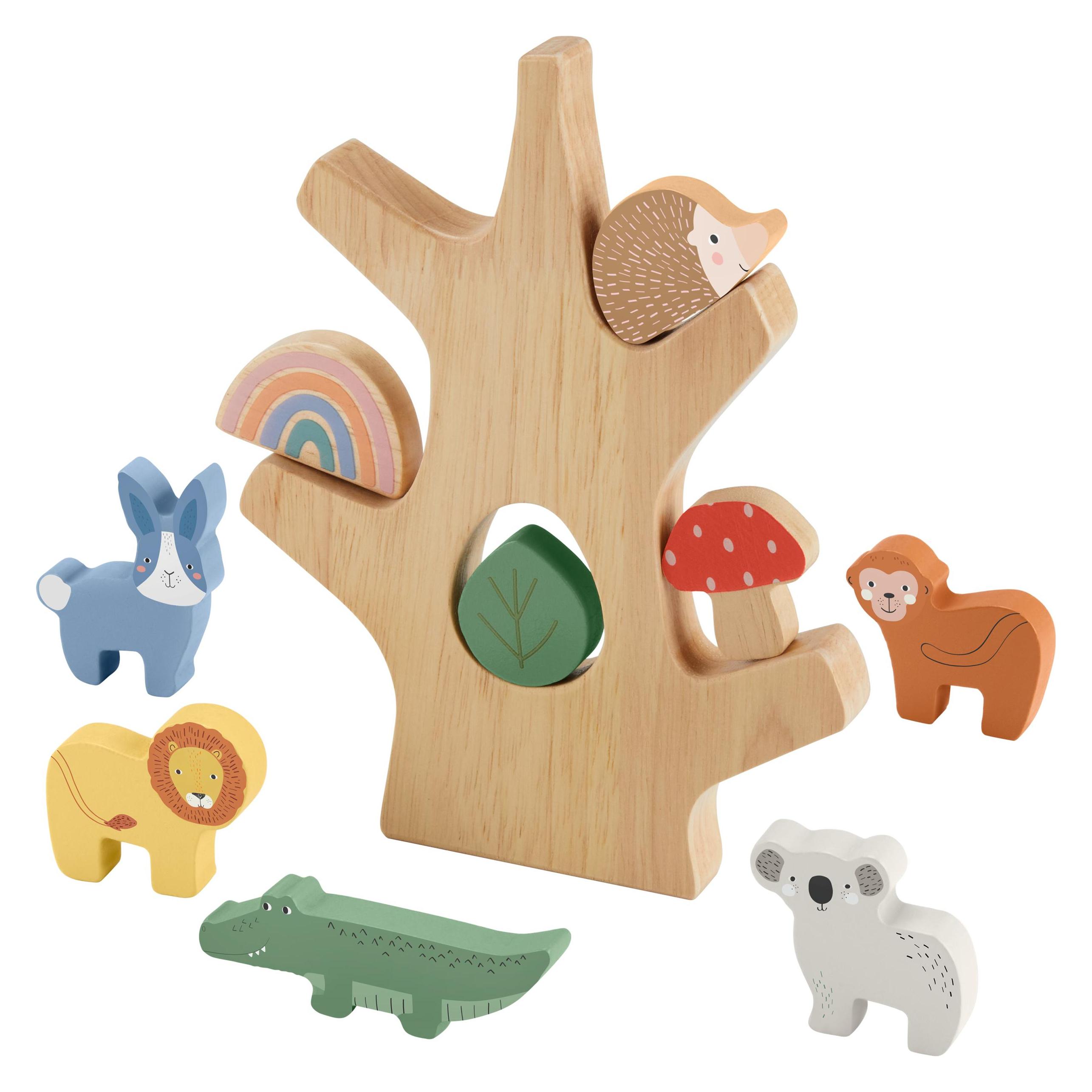 Fisher-Price Tierspass Balance-Baum aus Holz (HXT87)