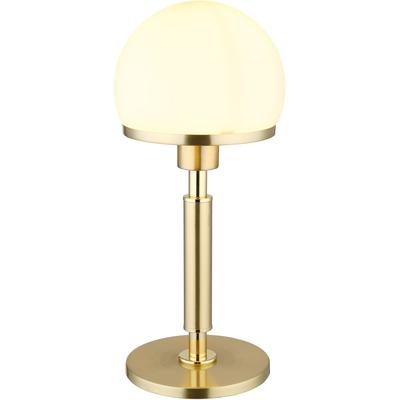 GLOBO LIGHTING Tischleuchte "HAKU", gold (messingfarben), Ø 18cm H: 40cm, 1 Stk., Leuchten, Tischlampe/Schlafzimmer/Wohnzimmer, Tischleuchte
