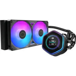 Cooler Master CoolerMaster WAK MasterLiquid 240 Atmos II LCD, CPU Wasserkühler, Schwarz