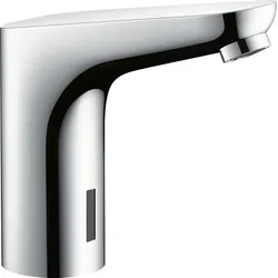 hansgrohe Focus Waschtischmischer, Elektronik, ComfortZone130, Batteriebetrieb, Temperatur voreinstellbar, Ausladung 127mm, 31172000
