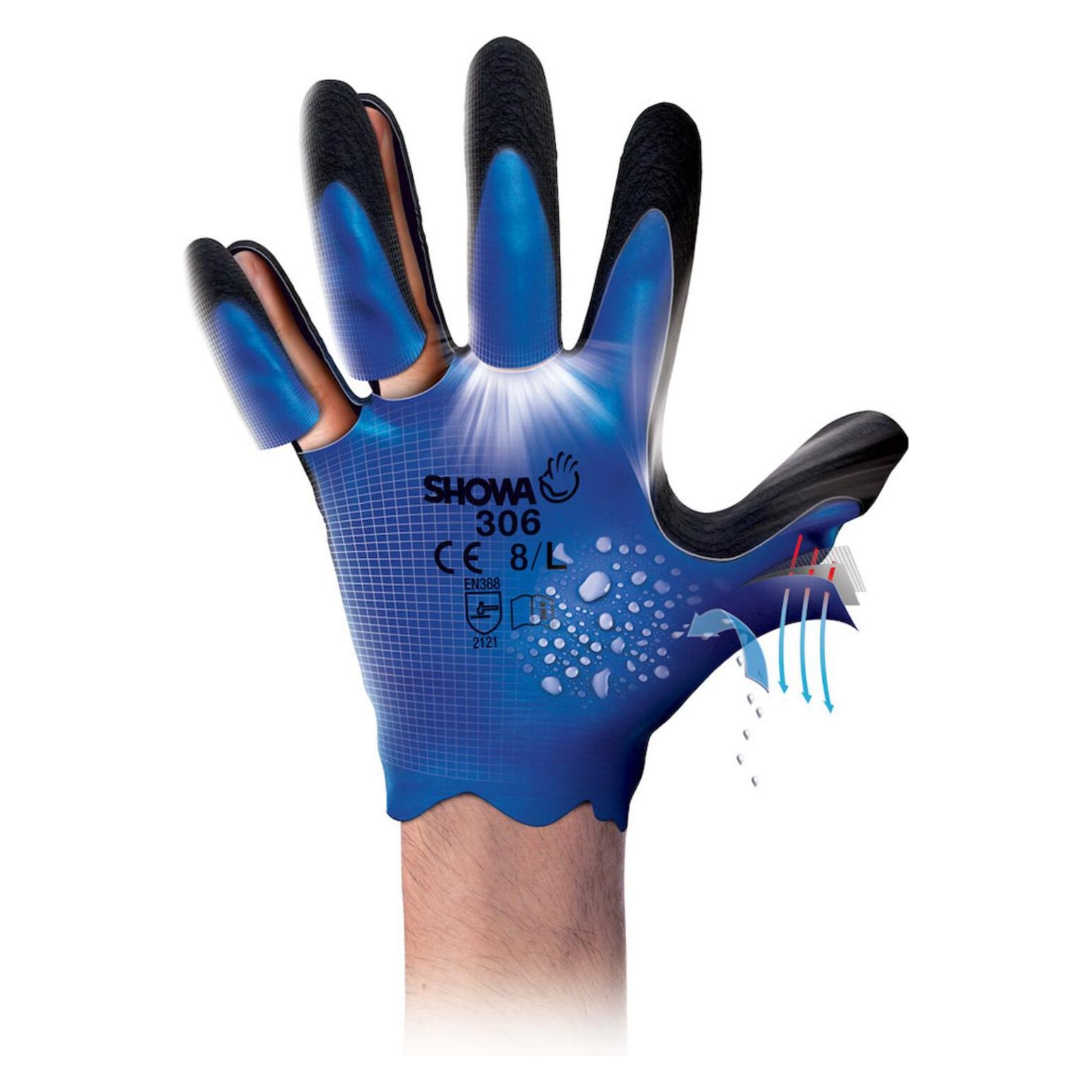 Showa Handschuh 306 Gr. S (6, S) (53577271)